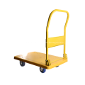 Yellow Push Hand Truck